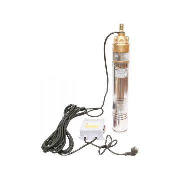 Pompa submersibila 4 toli, 50l/min H99m, 220V, 1500W, cu panou de comanda, 4SKM200, Cod: BK69721, Echivalență: DISLH27, Breckner Germany