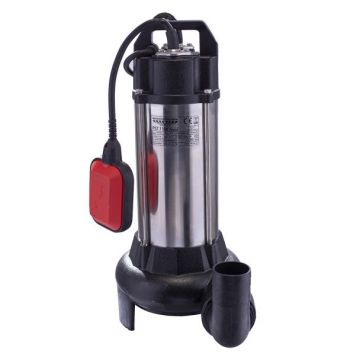 Pompa submersibila cu tocator Wasserkonig PST1100, particule max. 10 mm, putere 1100 W, debit 16000 l/h, inaltime refulare 9 m