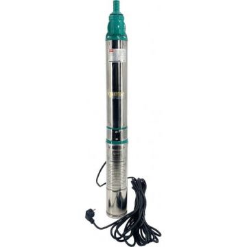 Pompa submersibila de mare adancime DDT QJD120-1.5, Inox, 1500W, 7 m  ³ h, 8 turbine, 120m, 15m cablu